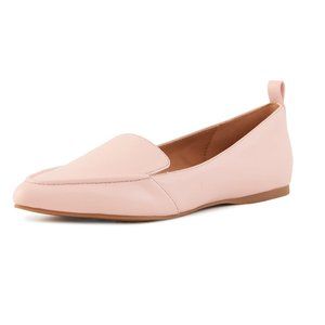 NEST WOMEN'S CUSHIONED SOLE POINTED TOE FLATS - PINK